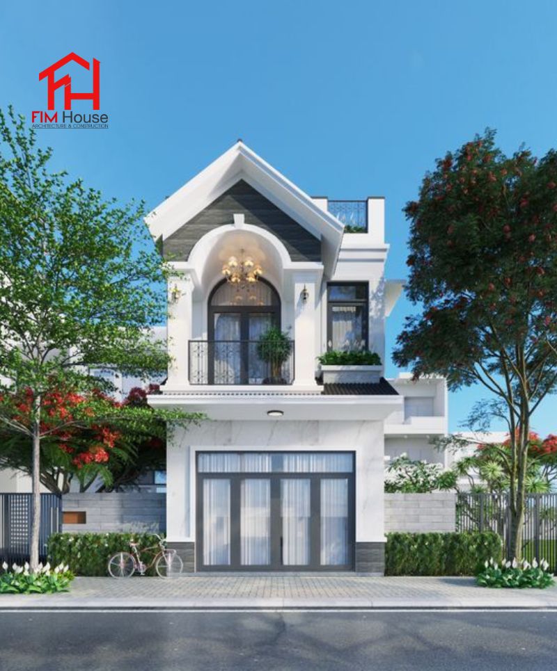 Mẫu nhà 2 tầng mái Thái hiện đại