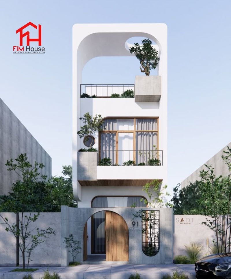 1 trệt 1 lầu hiện đại