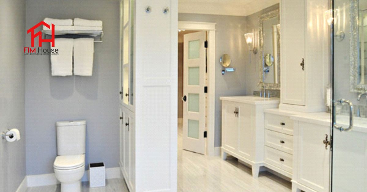 Nhà vệ sinh đặt giữa nhà