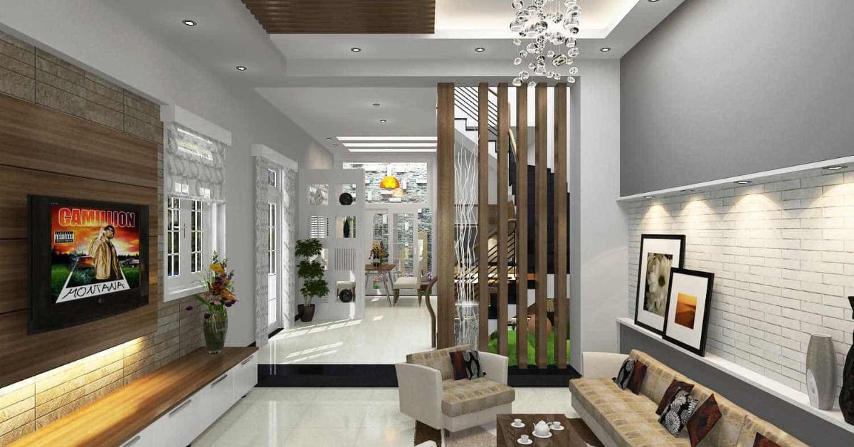 nền nhà bếp cao hơn phòng khách phong thủy