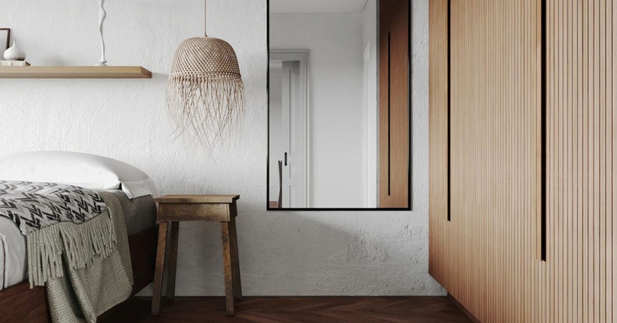 đặt gương bên hông giường ngủ