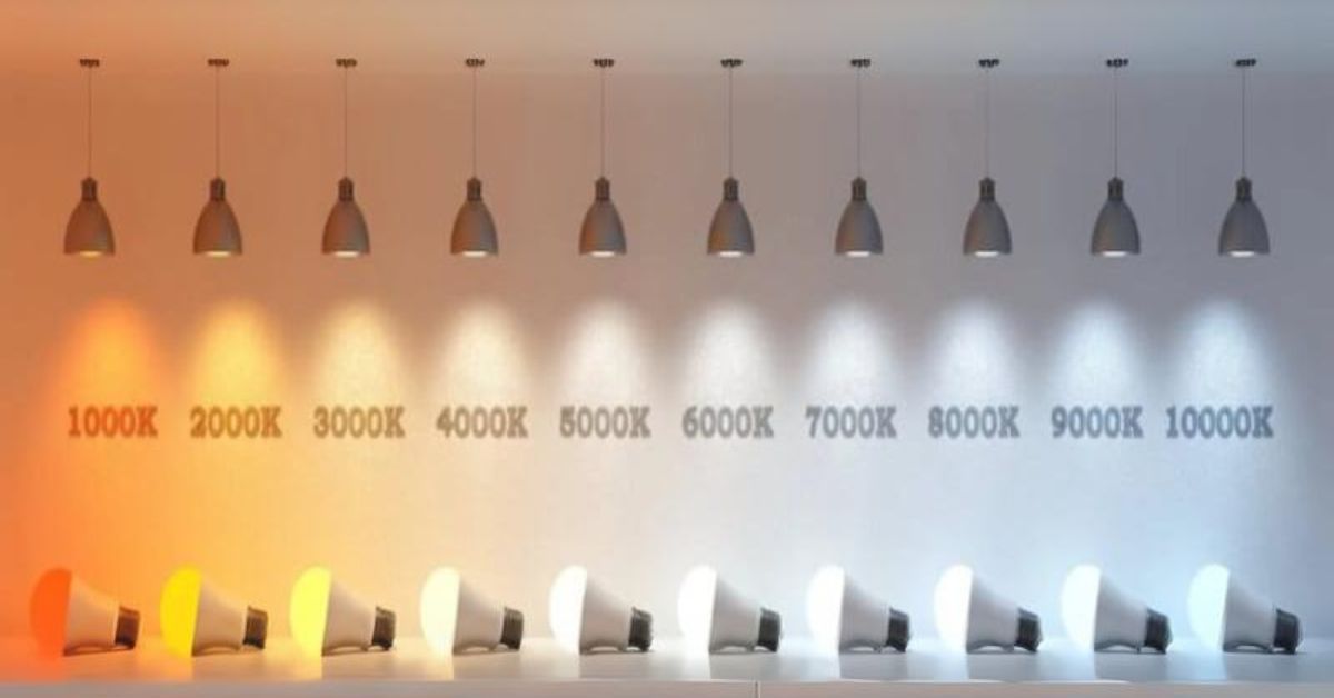 chọn nhiệt độ ánh sáng phù hợp