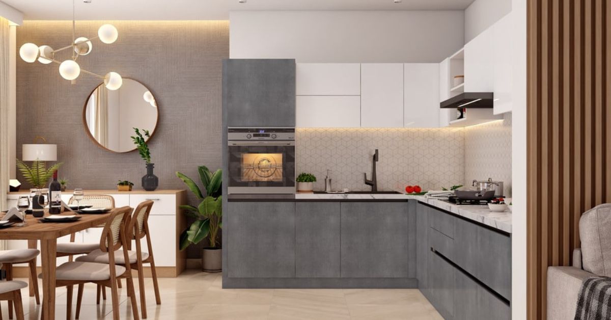 bố trí nền bếp tiện nghi