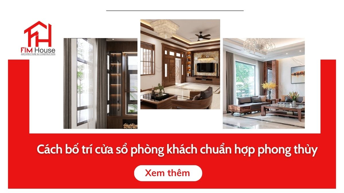 bố trí cửa sổ phòng khách