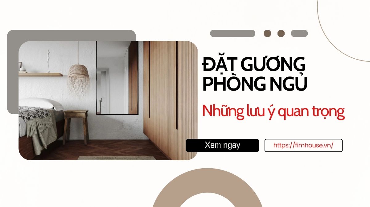 đặt gương phòng ngủ