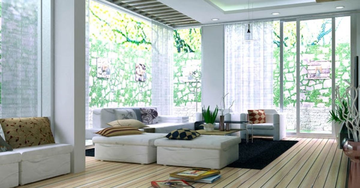 nhà có ánh sáng tự nhiên