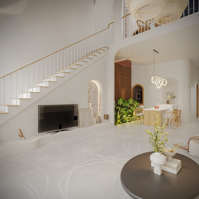 Mẫu thiết kế nhà có gác lửng