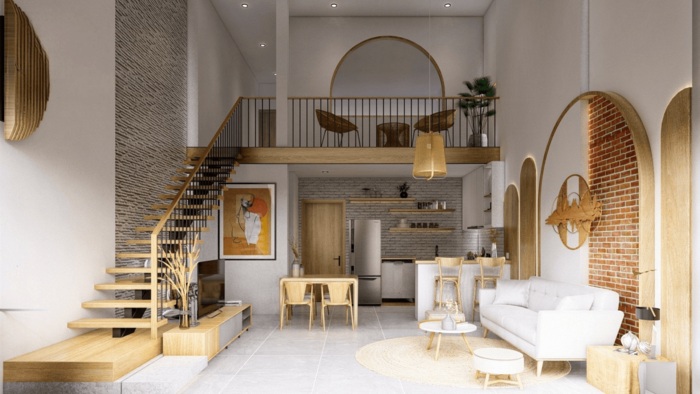 Mẫu thiết kế nhà có gác lửng