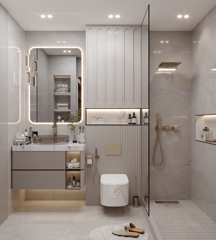 Mẫu thiết kế nhà vệ sinh