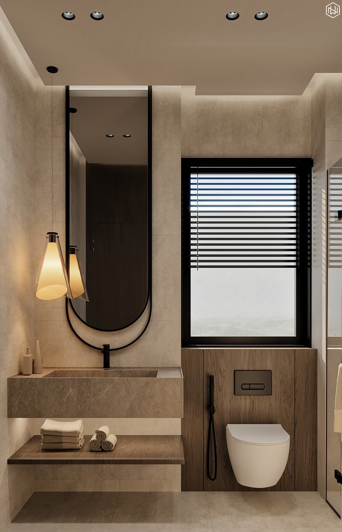 Mẫu thiết kế nhà vệ sinh