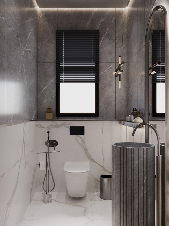 Mẫu thiết kế nhà vệ sinh