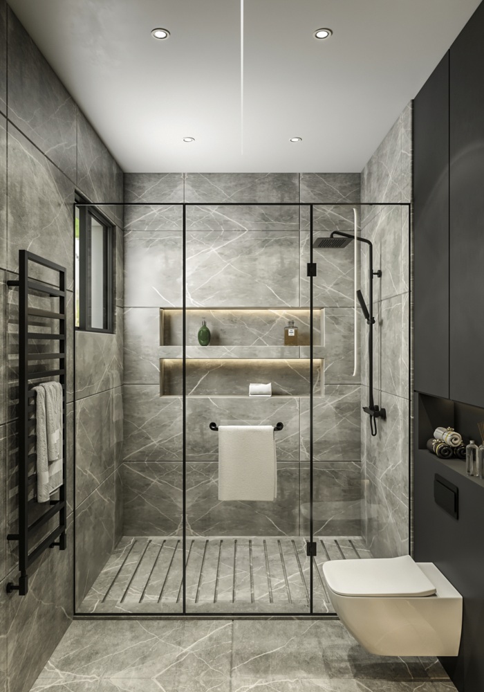 Mẫu thiết kế nhà vệ sinh và nhà tắm riêng
